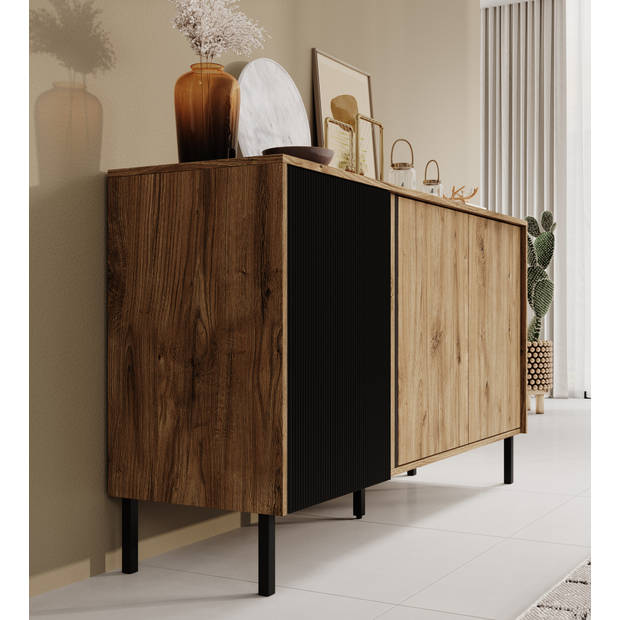 Meubella Dressoir Margareth - Eiken - 145 cm