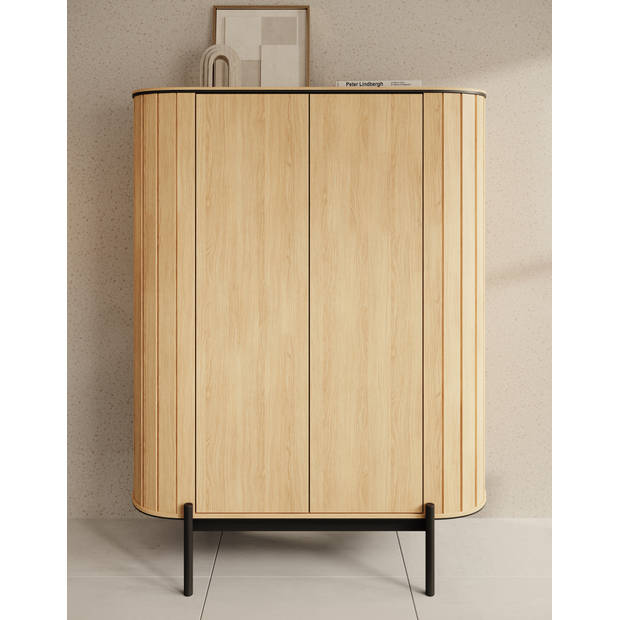 Meubella Dressoir Royale - Eiken - 107 cm