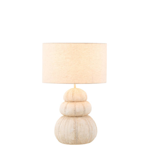 J-line - Lamp Zee-egel Poly Beige - 30.5x30.5x47cm