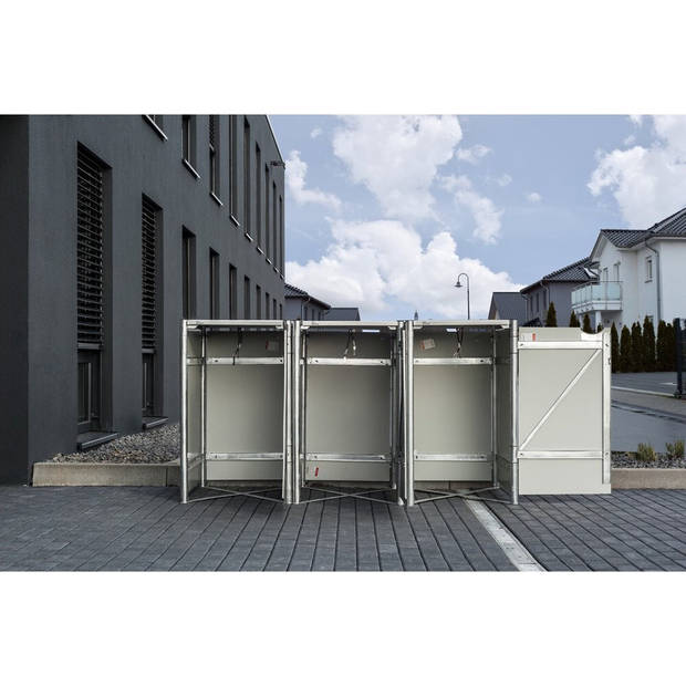 Hide® Containerombouw 3 afvalcontainers HD04401 zwart- Kliko ombouw