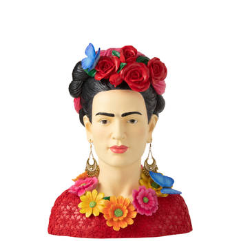 J-line - Buste Frida Kahlo Polyresine Large - 31x20.5x40cm