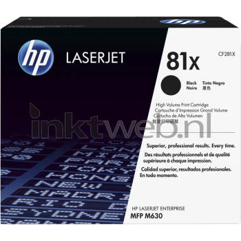 HP 81X zwart toner