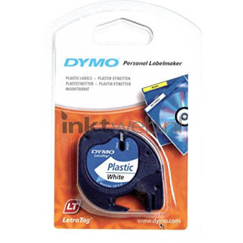 Dymo 91221/S0721660 zwart op wit breedte 12 mm labels