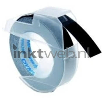 Dymo S0898130 Embossing tape wit op zwart breedte 9 mm labels