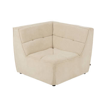 J-line - HoekFauteuil Grid Populierenhout/schuim Beige - 98x98x83cm