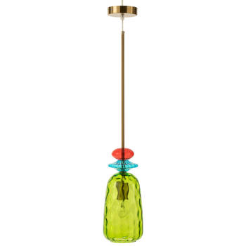 J-line - Plafondlamp Laurence Glas Mix - 160x15x15cm