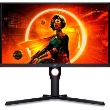 PC-gamingscherm - AOC - 25G3ZM/BK - 24,5 VA FHD 0,5 ms 240 Hz HDMI DisplayPort Pivot In hoogte verstelbaar Adaptive Sync