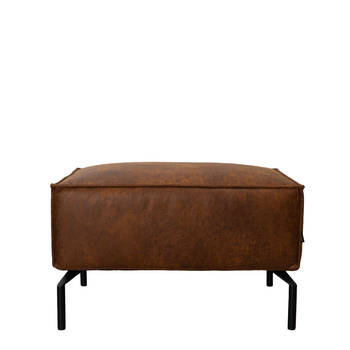 Bronx71 Hocker Kansas eco-leer cognac.