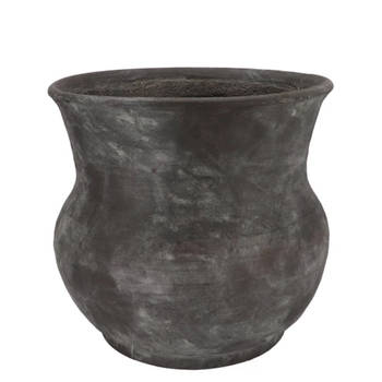 DK Design plantenpot - antraciet - voor kamerplant - 40 x 40 cm - Plantenpotten