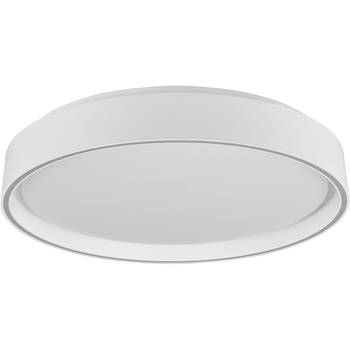 LED Plafondlamp - Plafondverlichting - Trion Lesi - 24W - Dimbaar - Aanpasbare Kleur - Afstandsbediening - Rond - Mat