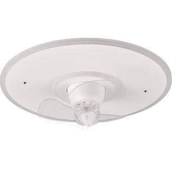 LED Plafondlamp met Ventilator - Plafondventilator - Trion Bryan - 30W - Aanpasbare Kleur - Afstandsbediening - Dimbaar