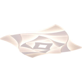 LED Plafondlamp - Plafondverlichting - Trion Atik - 56W - Aanpasbare Kleur - Dimbaar - Mat Wit - Metaal