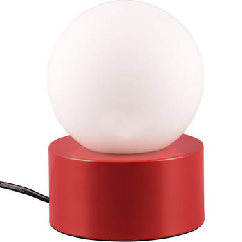 LED Tafellamp - Trion Stenu - E14 Fitting - 1 lichtpunt - Max 25W - Rood - Metaal