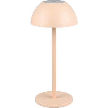 LED Tafellamp - Trion Rado - 1.7W - Warm Wit 3000K - Oplaadbare batterijen - Taupe - Kunststof