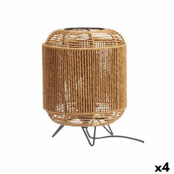 Bureaulamp Touw 40 W Bruin Zwart 21 x 27 x 20 cm (4 Stuks)