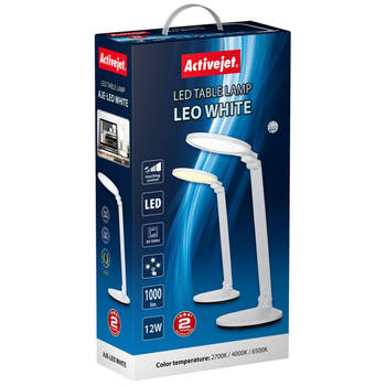 Bureaulamp Activejet AJE-LEO Wit 1000 Lm 12 W