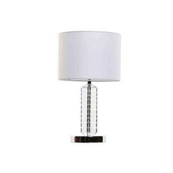 Bureaulamp Home ESPRIT Wit Kristal 50 W 220 V 25 x 25 x 42 cm