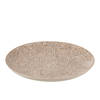 J-line - Bord Decoratief Wabi Porselein Beige/wit - 37x37x4cm