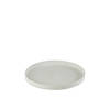 J-line - Plateau Rond Klassiek Ijzer Wit Small - 35x35x3cm