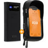 R2B Robuuste Telefoonhouder Fiets Waterdicht + Powerbank 10.000 mAh - 2 tot 4 keer opladen - Gsm Houder Fiets