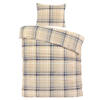 Day Dream Flanel Dekbedovertrek Solden - Eenpersoons - 140x200/220 cm - Beige