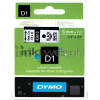 Dymo D1 zwart op transparant breedte 7 mm labels