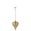 J-line - Hangende Lamp Druppel Metaal Goud Large - 31.5x31.5x57cm