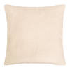 QUVIO Sierkussenhoes teddy - 45x45cm - Beige