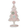 Clayre & Eef Kerstdecoratie Kerstboom 25 cm Roze Kunststof Roze