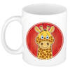 Giraffe dieren mok / beker van keramiek 300 ml - Bekers