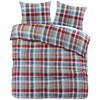 Droomtextiel - Flanel - Dekbedovertrek - Bazel Multi Lits-Jumeaux - 240x200/220 cm - Super Zacht