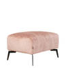 Bronx71 Hocker Vegas stof chenille roze.