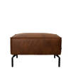 Bronx71 Hocker Kansas eco-leer cognac.