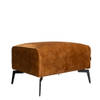 Bronx71 Hocker Vegas velvet okergeel.