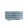 LINNICK Diamond Badstof Handdoek 60x110cm - ocean blue - set van 4