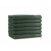 LINNICK Diamond Badstof Handdoek 50x100cm - olive green - set van 6