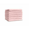 LINNICK Diamond Velours Handdoek 100% Katoen 60x110cm - light pink - Set van 6