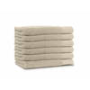 LINNICK Diamond Badstof Handdoek 60x110cm - sand - set van 6