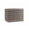 LINNICK Diamond Badstof Handdoek 50x100cm - taupe - set van 6