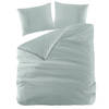 Papillon Dekbedovertrek Mendoza Wafel Mint Groen Tweepersoons 200x200/220 cm - Hoogwaardige Percale Katoen Super Zacht