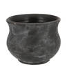 DK Design plantenpot - antraciet - voor kamerplant - 19 x 15 cm - Plantenpotten