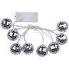 Articasa LED discobollen lichtsnoer - 8 led - gekleurd - 150 cm - Lichtsnoeren