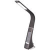 LED Bureaulamp - Trion Frence - 4.8W - Natuurlijk Wit 5000K - Temperatuurweergave - Zwart - Kunststof