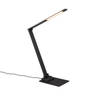 LED Bureaulamp - Trion Straus - 6.5W - Aanpasbare Kleur - Dimbaar - Rechthoek - Mat Zwart - Metaal