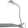 LED Klemlamp - Trion Berky - 3.5W - Warm Wit 3000K - Titaan - Kunststof