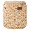 Beliani TURKAN - Poef-Beige-Jute