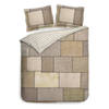 Heckettlane dekbedovertrek Rida - Woven Beige - Lits-jumeaux XL 260x200/220 cm