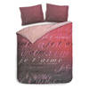 Heckett & Lane dekbedovertrek Luca - Romance Roze - Lits-jumeaux 240x200/220 cm