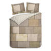 Heckettlane dekbedovertrek Rida - Woven Beige - 1-Persoons 140x200/220 cm