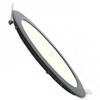 LED Downlight Slim - Inbouw Rond 18W - Dimbaar - Natuurlijk Wit 4200K - Mat Zwart Aluminium - Ø225mm